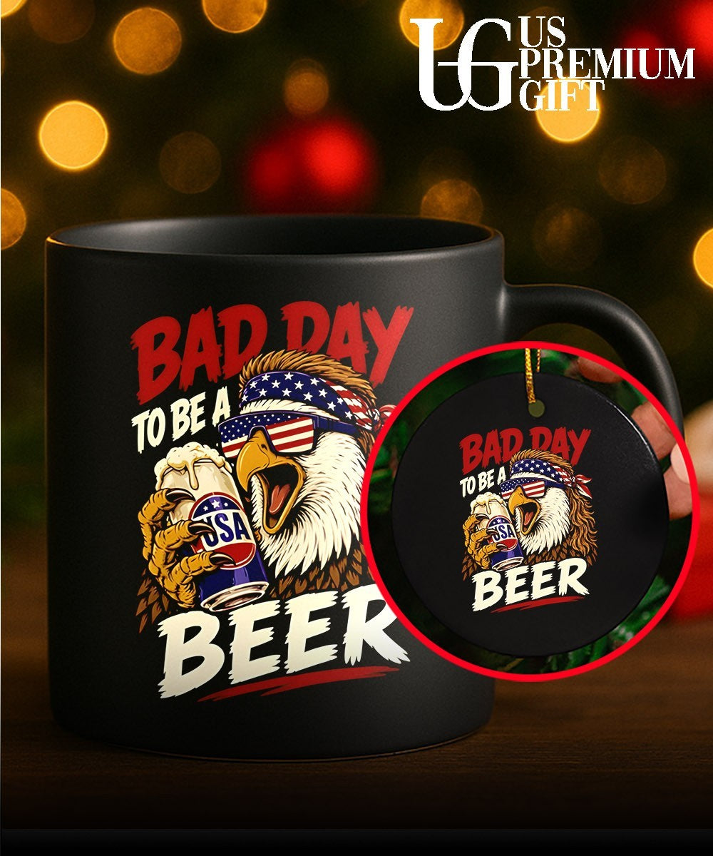 Bad Day To Be A Beer Bald Eagle USA Patriotic 2026 shirt