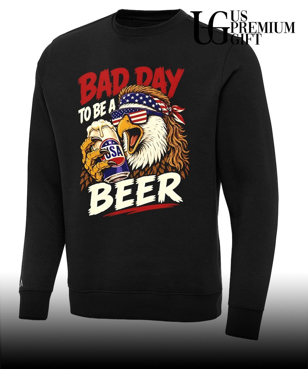 Bad Day To Be A Beer Bald Eagle USA Patriotic 2026 shirt
