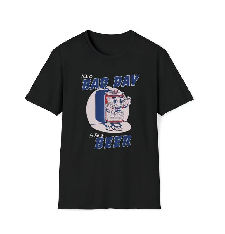 Bad Day To Be A Beer Funny Meme Party T-Shirt Menswear Underwear Crewneck Streetwear Tshirt Top Tropical Casual Hoodie,...