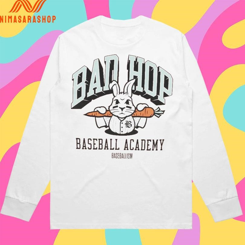 Bad Hop Baseball Academy Bunny Shirts