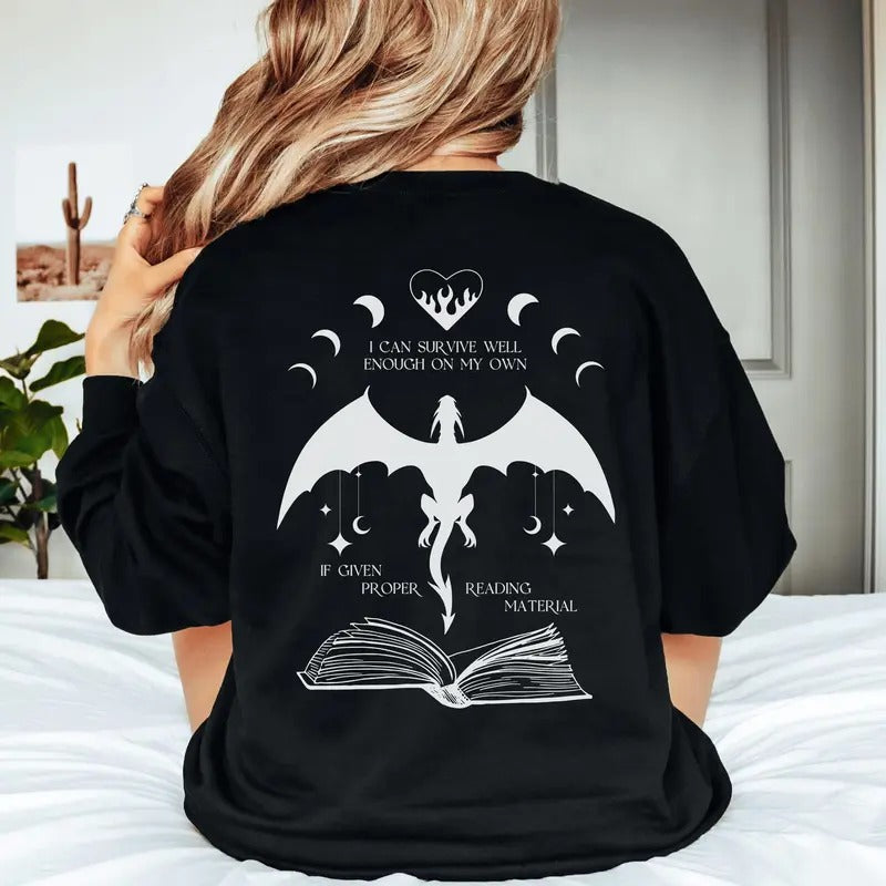 Bad Moms Book Club Sweatshirt - I Can Survive Well Enough Crewneck T-Shirts, Hoodie | UrbanDripWear.com
