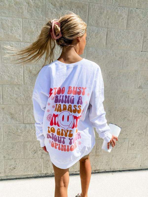 Badass Mom Graphic Sweatshirt T-Shirts, Hoodie | UrbanDripWear.com