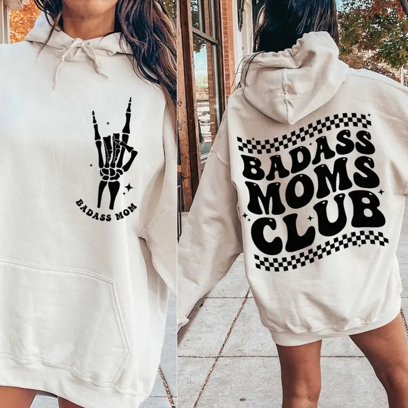 Badass Moms Club shirt, Trendy Mom shirt Hoodie, Sweatshirt | UrbanDripWear.com