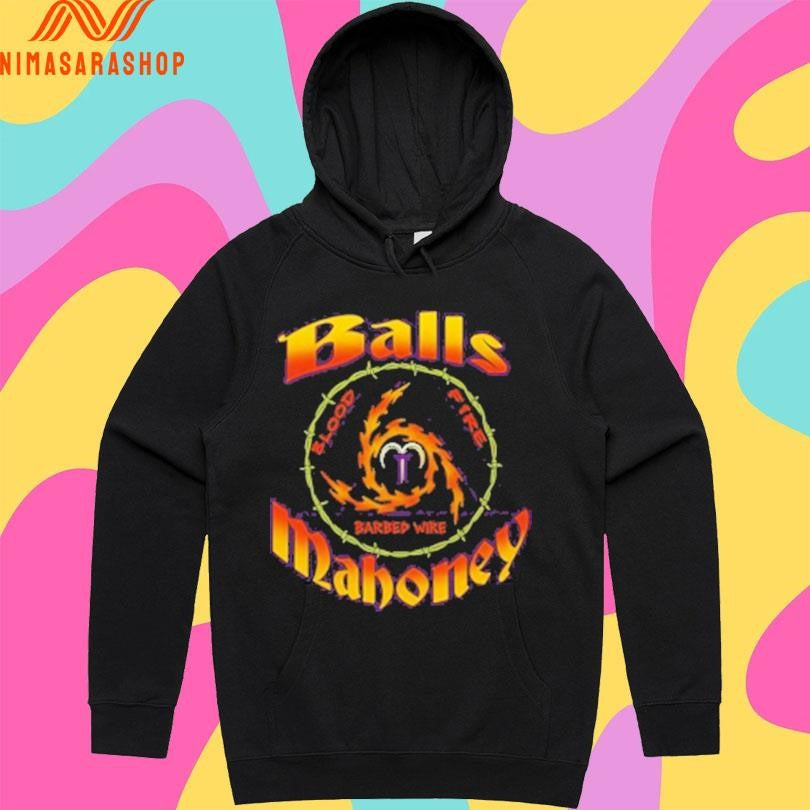 Ball Mahoney Blood Fire Barbed Wire Shirts