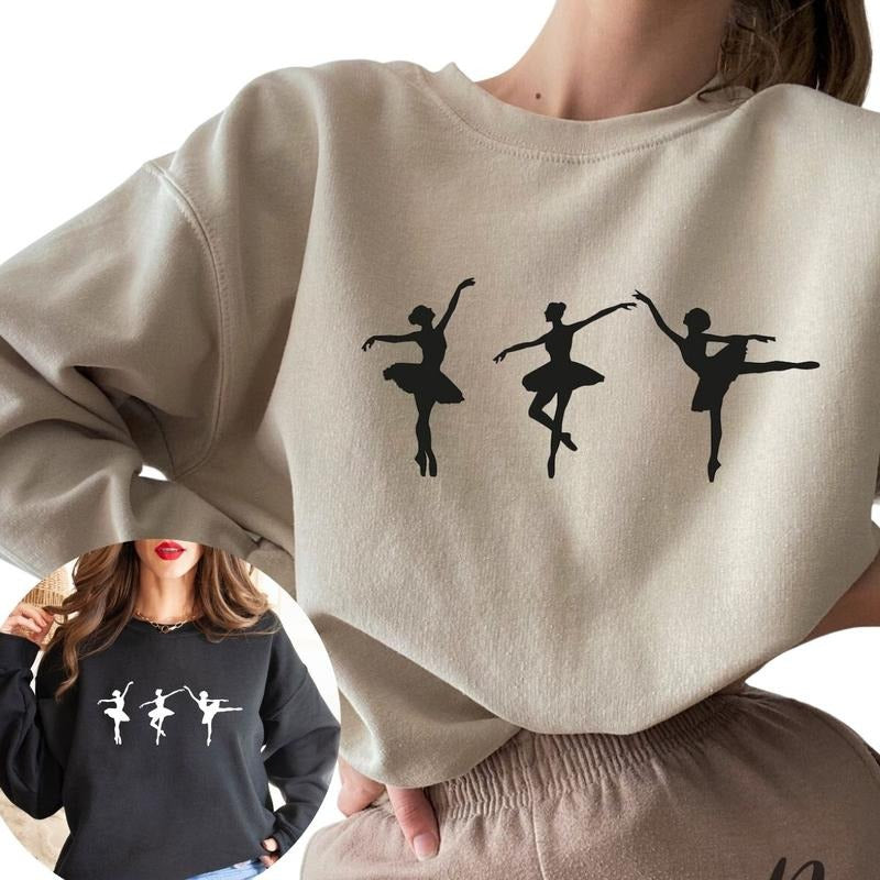 Ballet Sweatshirt, Gift For Dancer, Ballet Dance Sweatshirt for Women T-Shirts, Hoodie | UrbanDripWear.com