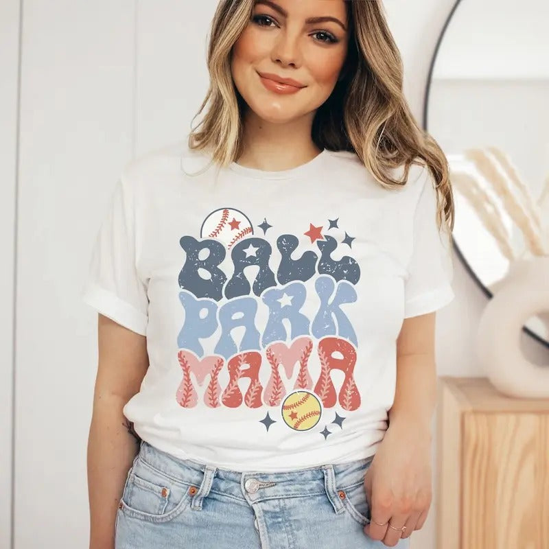 Ballpark Mama Shirt, Baseball Mama Shirt, Softball Mama Shirt, Baseball and Softball Mom Shirt Hoodie, Sweatshirt