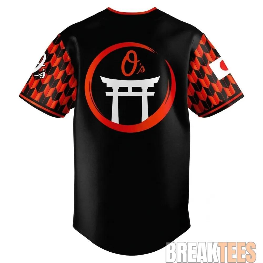 Baltimore Orioles 2026 Japanese Heritage Night Baseball Jersey Dark