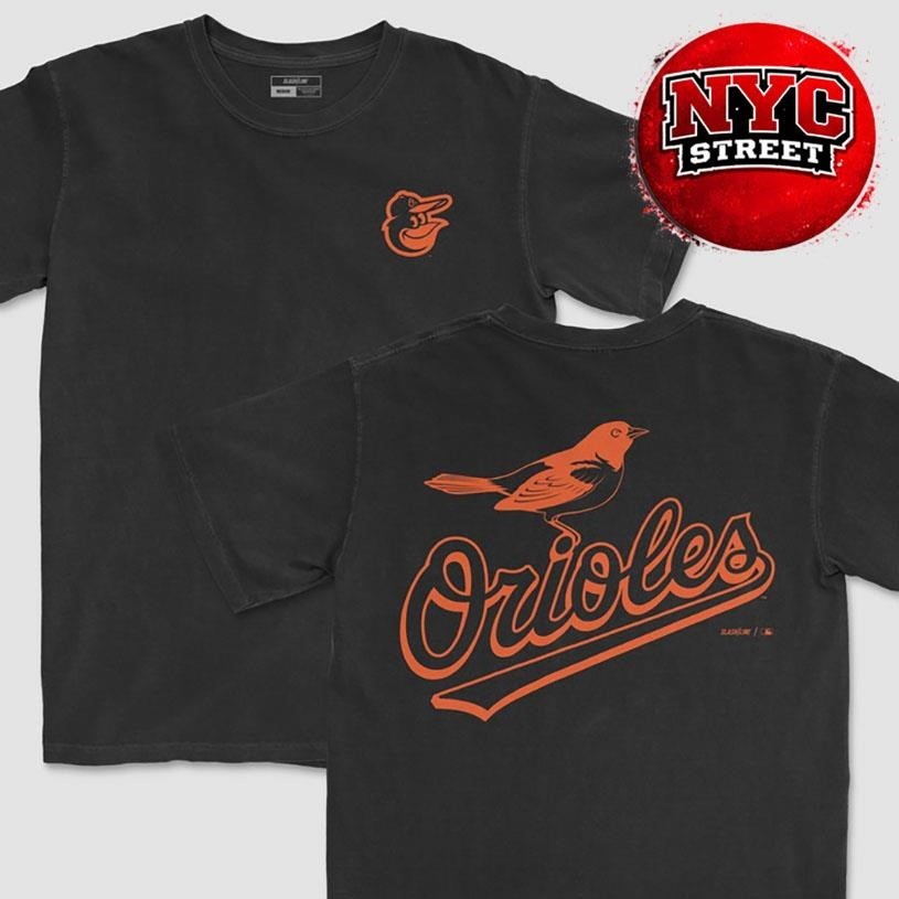 Baltimore Orioles MLB Outline Two Sided Shirt