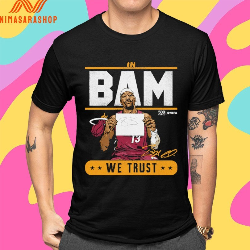 Bam Adebayo Miami Heat Trust 83 Points Shirts