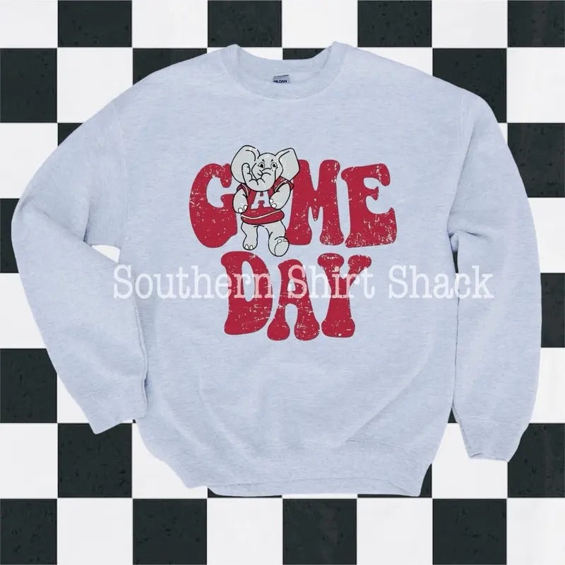 Bama Game Day Roll Tide  Sweatshirt T-Shirts, Hoodie | UrbanDripWear.com