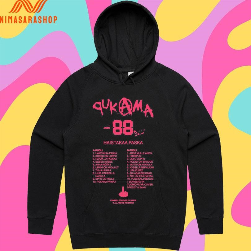 Bändi Qukama 88 Haistakaa Paska Shirts