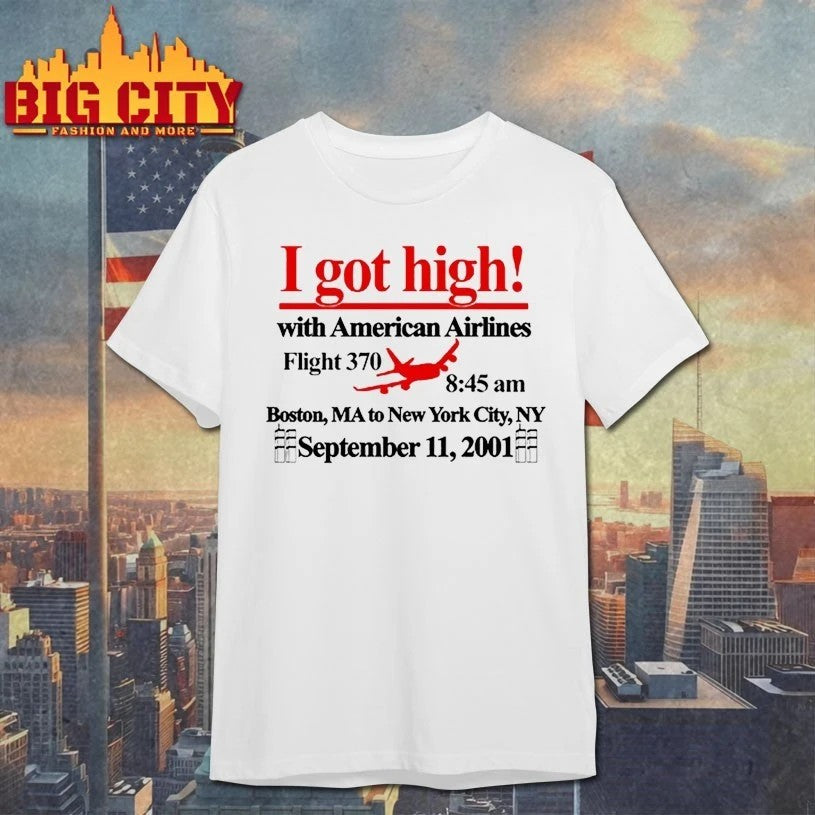 Barelylegal I Got High With American Airlines t-shirt