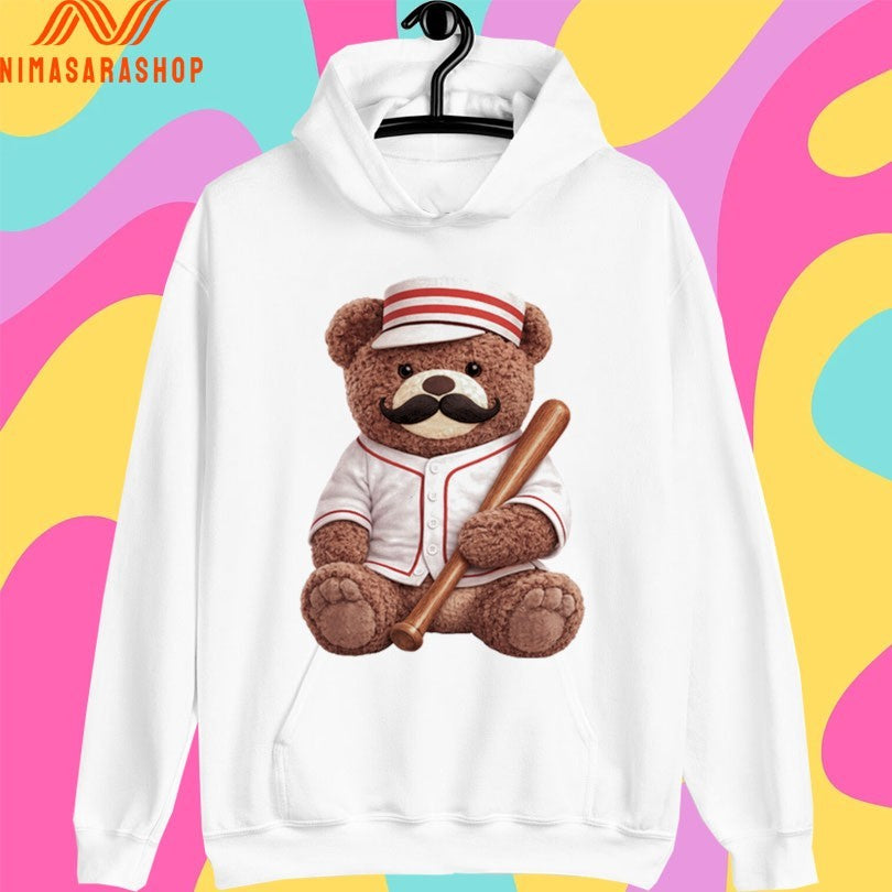 Baseball Bear Mustache Shirts