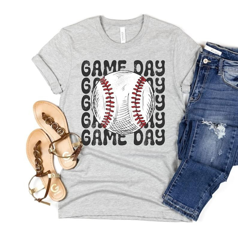 Baseball Game Day Shirt, Baseball Mama, Game Day Baseball Tshirt Hoodie, Sweatshirt | UrbanDripWear.com