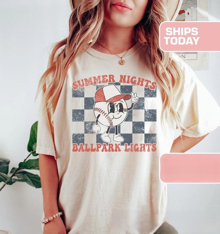 Baseball Game Day Tshirt, Baseball Shirt For Women, Sports Mom Shirt, Mothers Day Gift, Family Baseball Shirt, Oversized...