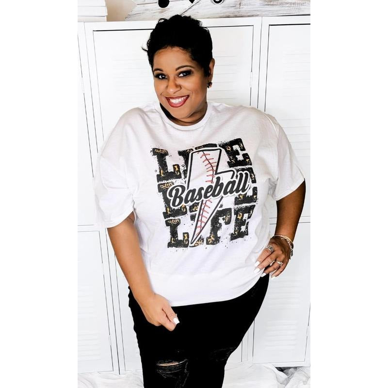 Baseball Life Lightning Bolt T-Shirt Hoodie, Sweatshirt | UrbanDripWear.com