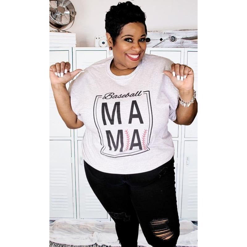 Baseball Mama T-Shirt Hoodie, Sweatshirt | UrbanDripWear.com