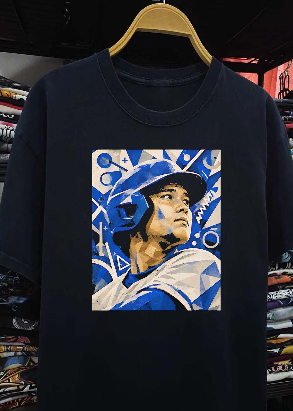 Baseball Player Looking Up at the Sky T-Shirt