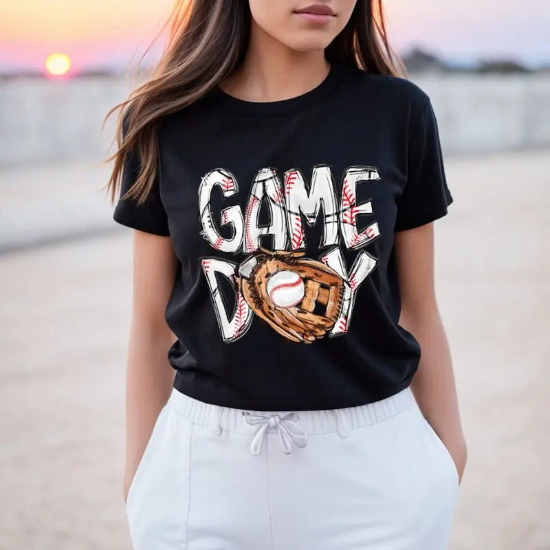 Baseball Shirt, Baseball Game Day Shirt for Women, Baseball Game Day TShirt, Baseball Mom Shirt Hoodie, Sweatshirt
