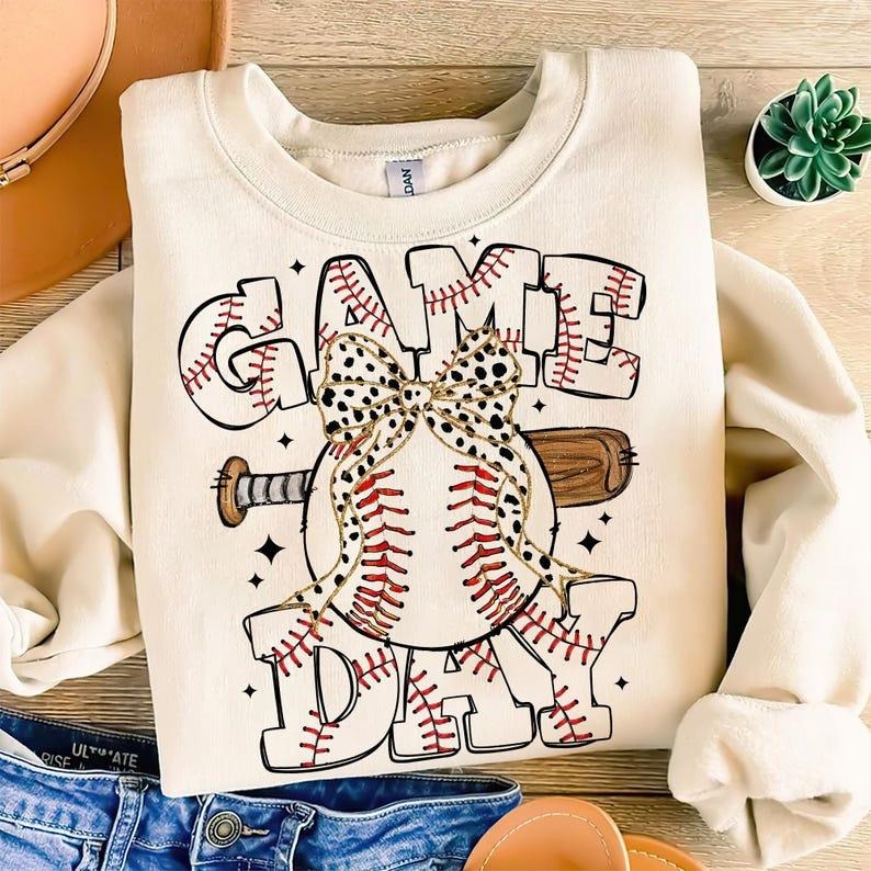 Baseball Sweatshirt Game Day Softball Coquette Bow Baseball Mama Brushstroke Baseball Mom T-Shirts, Hoodie