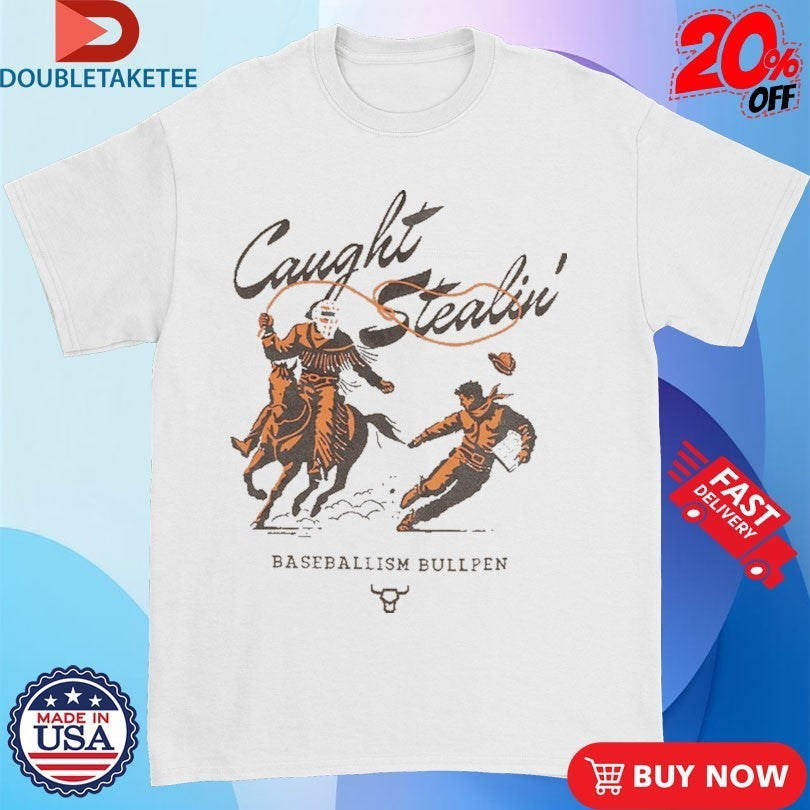 Baseballism Bullpen Caught Stealing Shirts