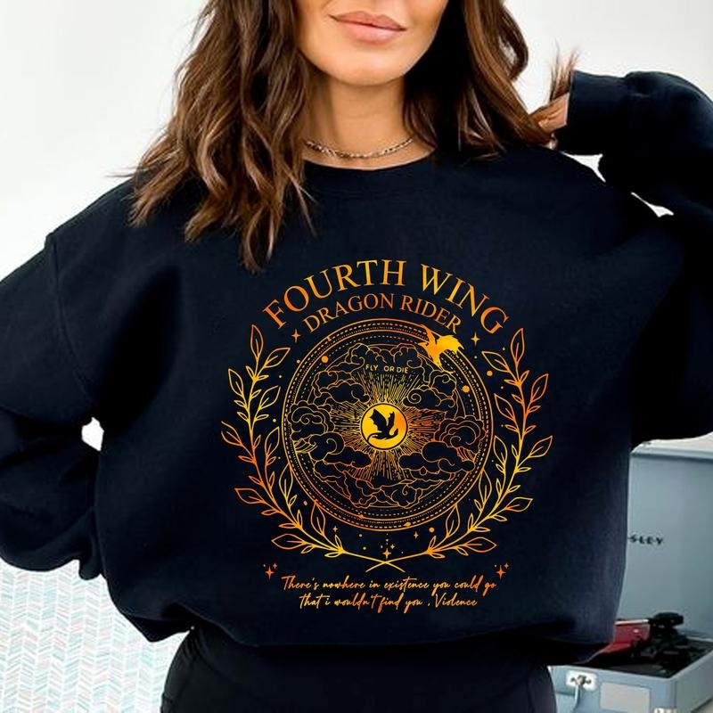 Basgiath Moda Tee Shirt, Dragon Rider Shirt, Fourth Wing Sweatshirt, Basgiath Sweatshirt, Romantasy Shirt Hoodie