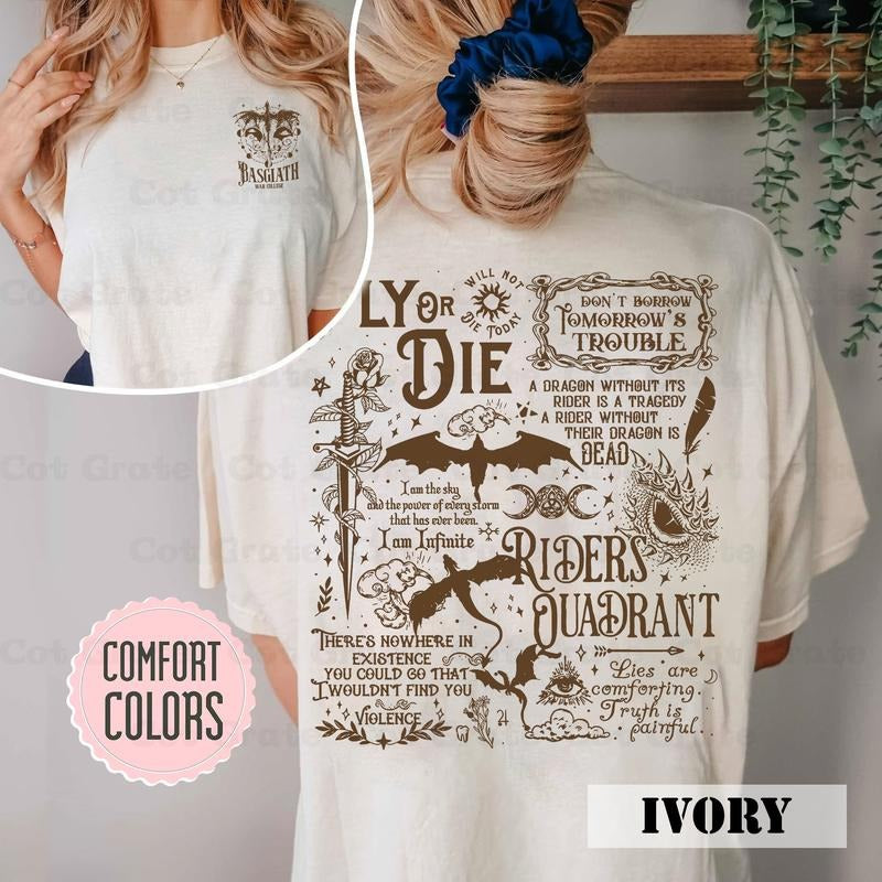 Basgiath War College Fourth Wing Shirt - Wing Leader Tee Best Price Hoodie, Sweatshirt | UrbanDripWear.com
