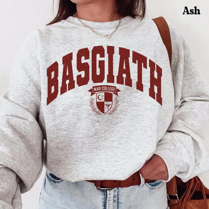 Basgiath War College Sweatshirt, Fourth Wing T-Shirt, Dragon Rider Sweater, The Empyrean Series Shirt, Violet Sorrengail...