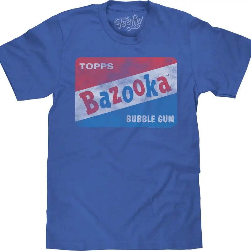 Bazooka Bubble Gum Big & Tall T-Shirt - Blue Hoodie, Sweatshirt | UrbanDripWear.com