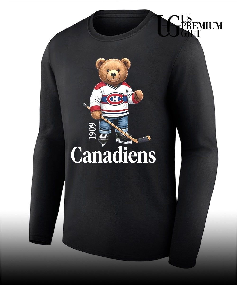 Bear Montreal Canadiens 1909 hockey shirt