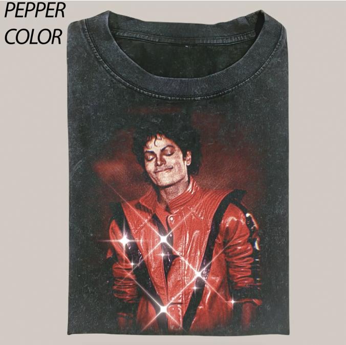 Beat It Comfort Color Tee, King Of Pop Vintage 90's Graphic Unisex Shirt, Michael Jackson Crew Neck T-Shirt, Music Shirt...