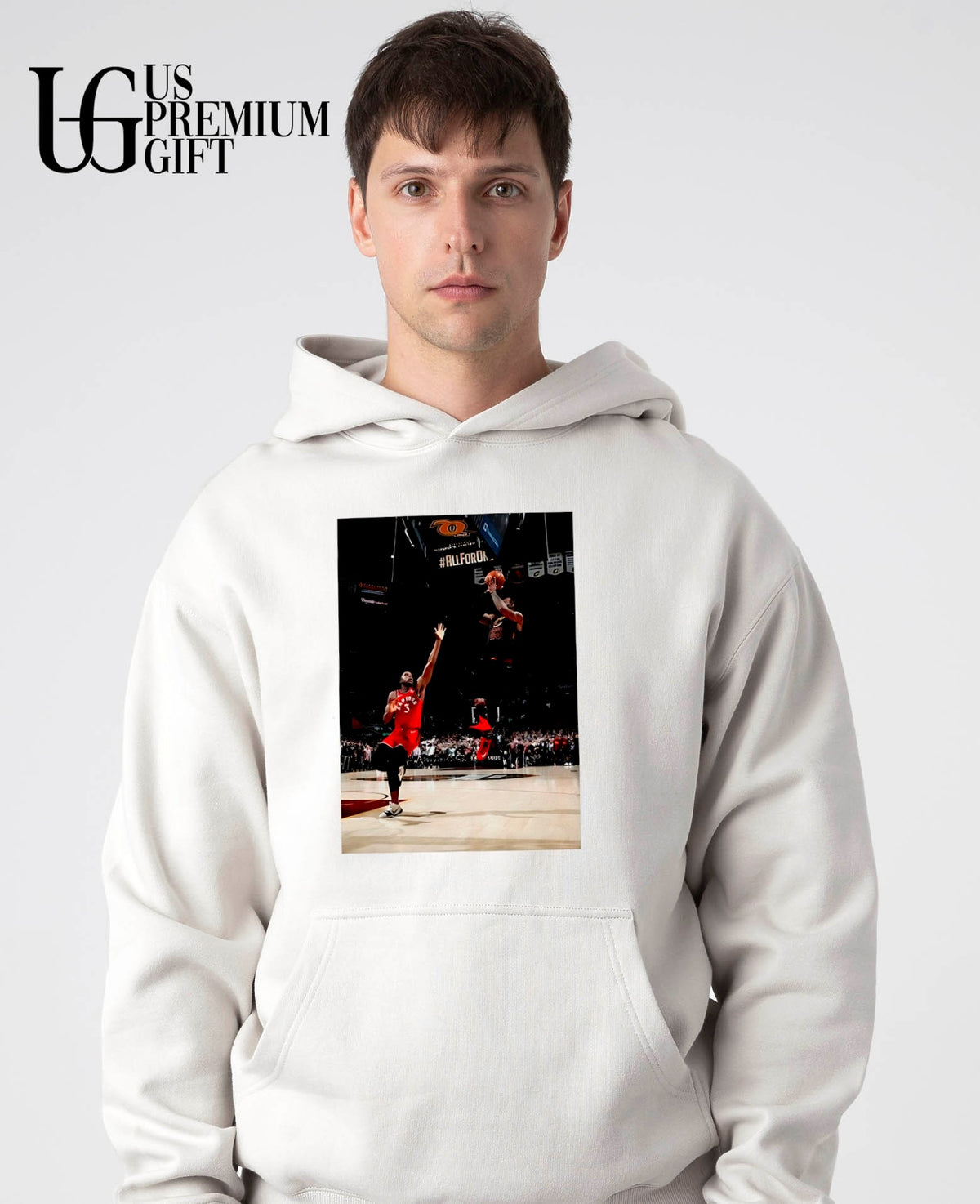 Bebron hitting game winner over OG Anunoby shirt