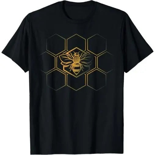 Beekeeper Beekeeping - Honeycomb Love For Bees T-Shirt  Made in USA Hoodie, Sweatshirt | UrbanDripWear.com