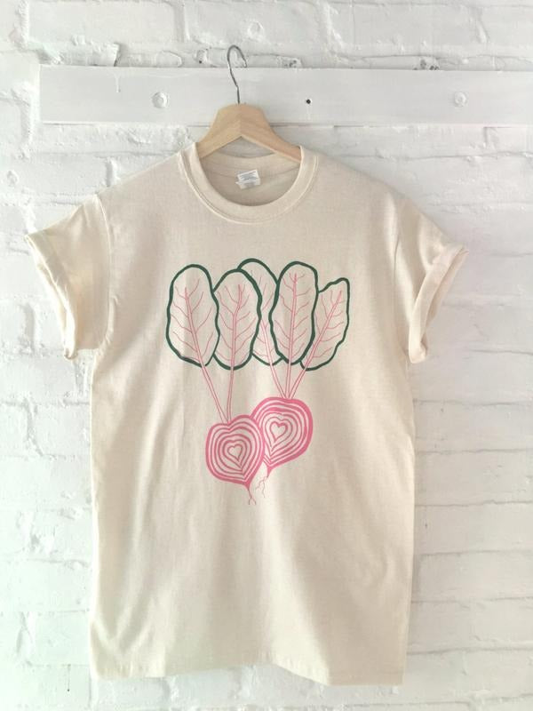 Beet Shirt, Graphic Tee, Vegetable Screen Print Shirt, Clothing Foodie Gift Hoodie, Sweatshirt | UrbanDripWear.com