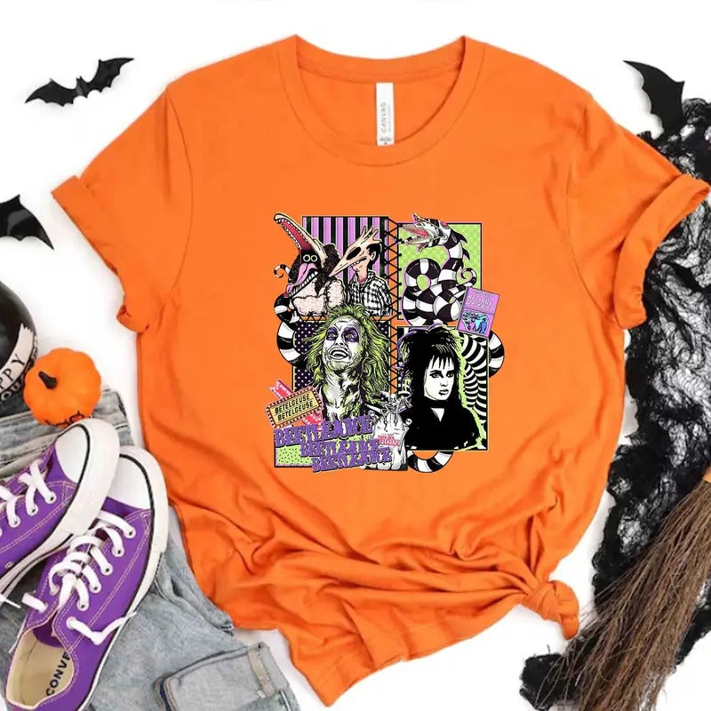 Beetlejuice Shirt, Hallowen Shirt,  Cute Fall Shirt, Spooky Seasonstyle{n002}2 Hoodie, Sweatshirt | UrbanDripWear.com