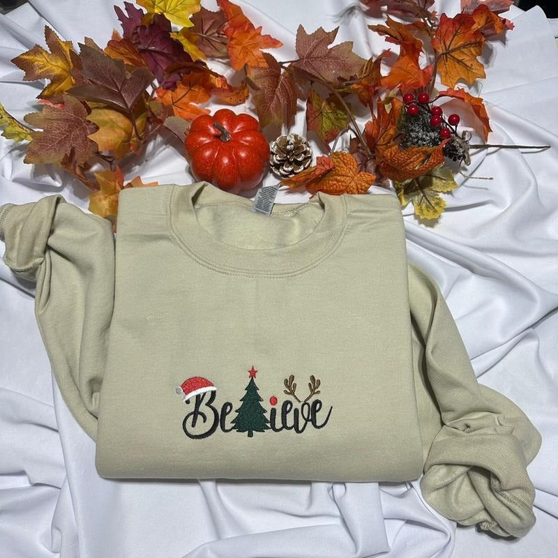Believe Christmas sweatshirt T-Shirts, Hoodie | UrbanDripWear.com