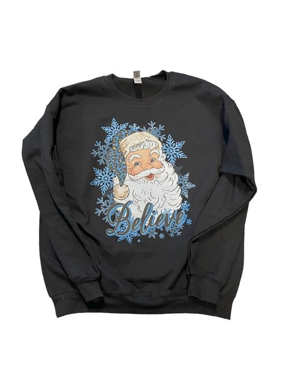 Believe Santa Sweatshirt T-Shirts, Hoodie | UrbanDripWear.com