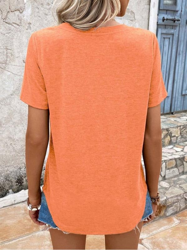 Belles Rose Print Vintage Style Women's Summer Casual Sports Top, Round Neck Short Sleeve T-Shirt, Comfortable Breathable...