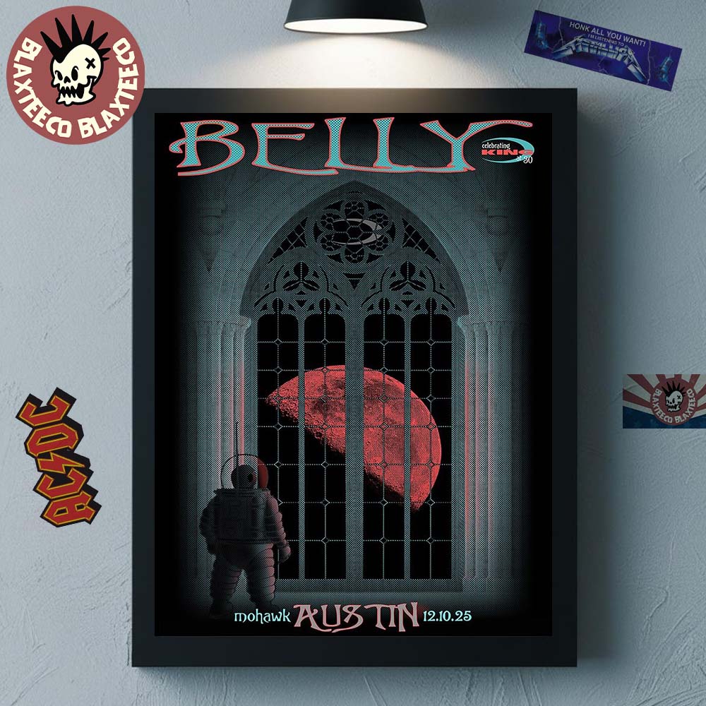 Belly Band Celebrating King 30th Anniversary Austin Texas 2025 At Mohawk On December 10 2025 Home Decor Poster Canvas