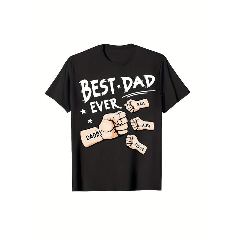 Best Dad Ever Gifts Personalized Fathers Day, Birthday Gifts For Dad From Daughter,  100% Cotton T-Shirt style 02 Hoodie,...