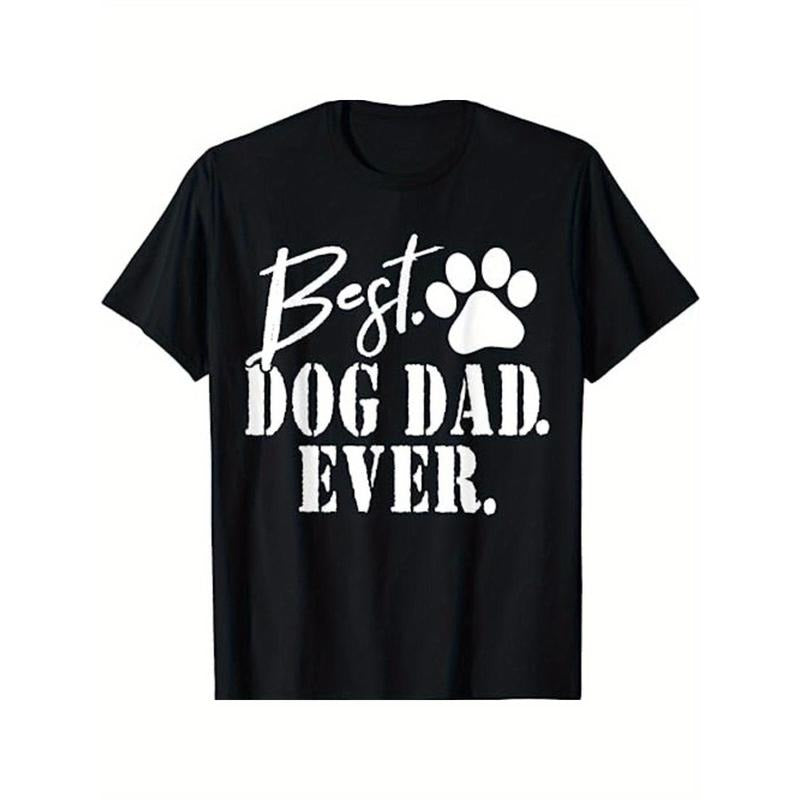 Best Dog Dad Ever Father s Day T Shirt Sweatshirt Hoodie streetwear fashion Breathable designer clothes women Unisex...