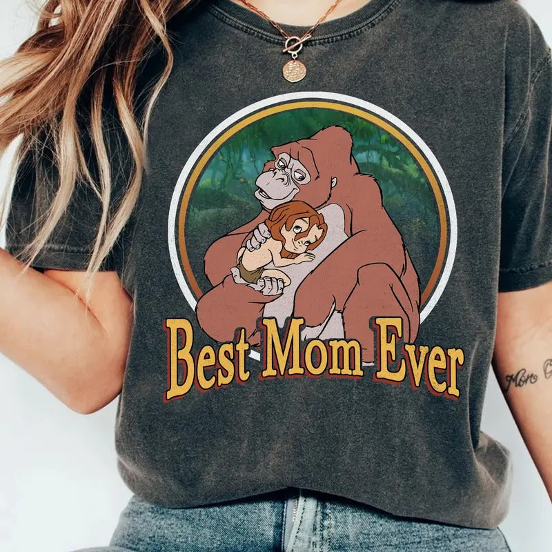 Best Mom Ever Tarzan T-shirt Kala Mom Mother's Day Gift Ideas Shirt Gift For Mama Matching Tee land Family Vacation Trip...