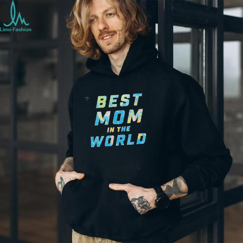 Mom in the World Colorful Typography Mother’s Day T Shirt