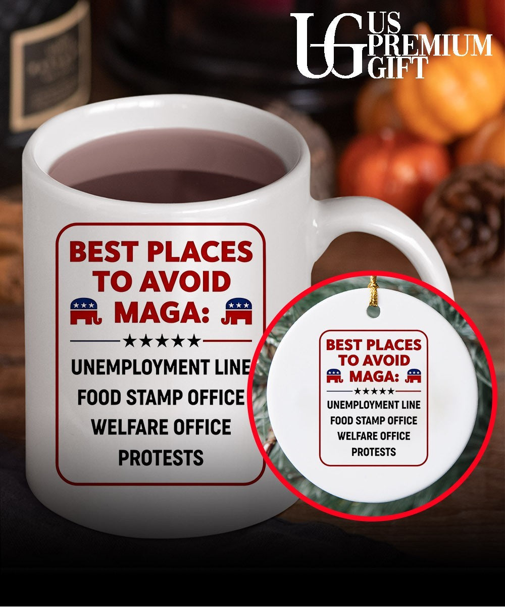 Places To Avoid Maga Republican shirt
