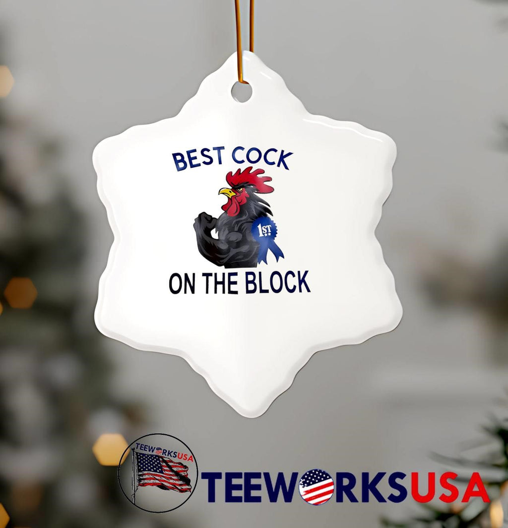 on the Block Muscular Rooster Award shirt