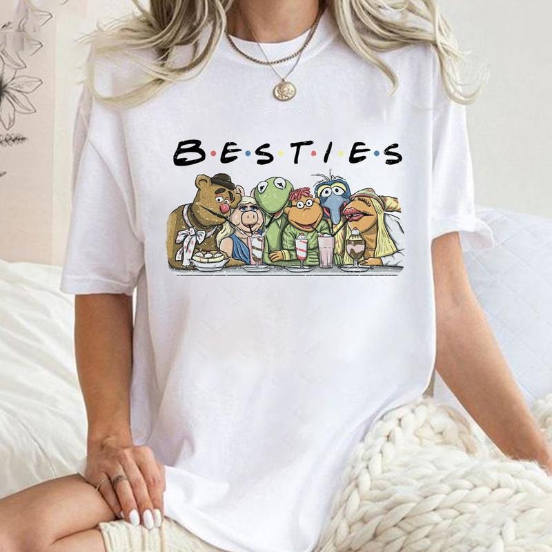 Besties Muppets Shirt, Friend Muppets T-shirt, Friend Sitcom Shirt, The Muppets Tee Shirt, Funny Muppets Shirt, Muppets Merch