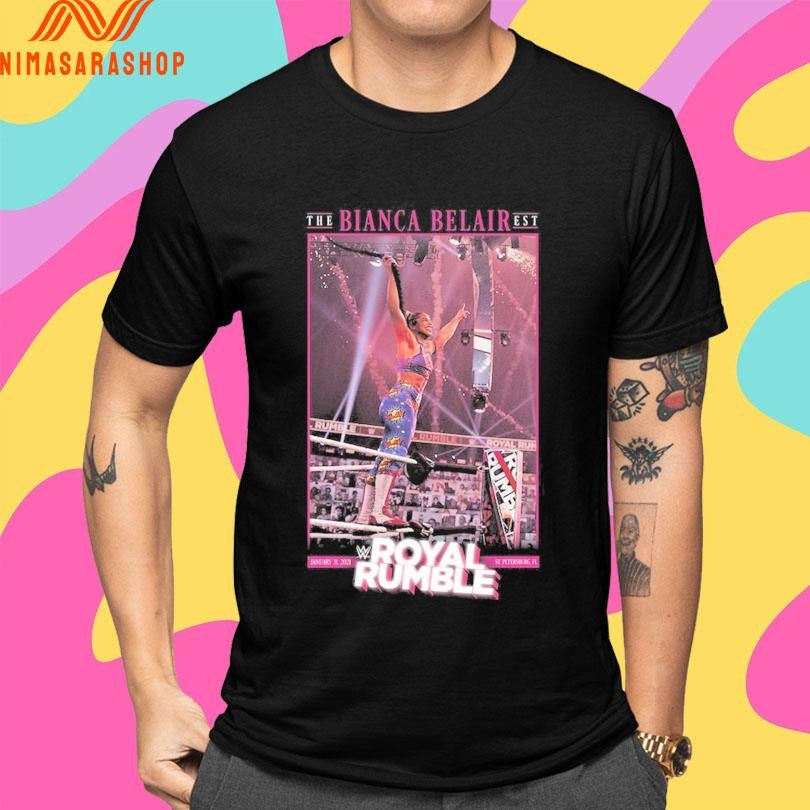 Bianca Belair Royal Rumble The Est 2021 Shirts