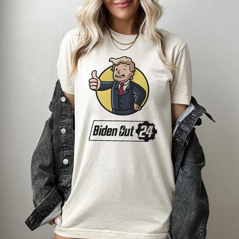 Biden Out Fallout Unisex shirt sweatshirt Hoodie | UrbanDripWear.com
