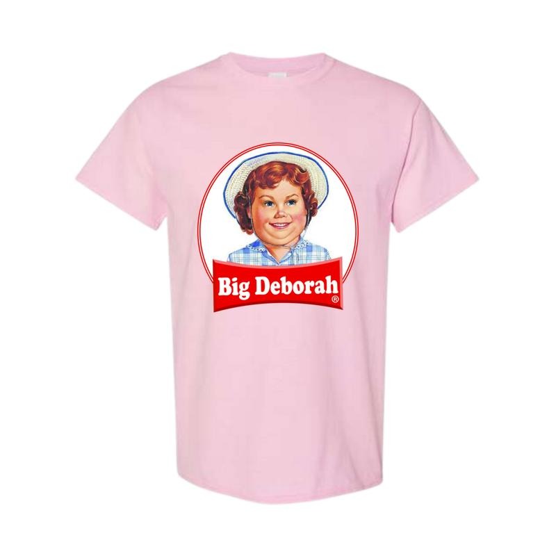 Big Deborah Cotton T-Shirt, For Men, For Women, Full Color, Full Size Comfort Top Hoodie, Sweatshirt | UrbanDripWear.com