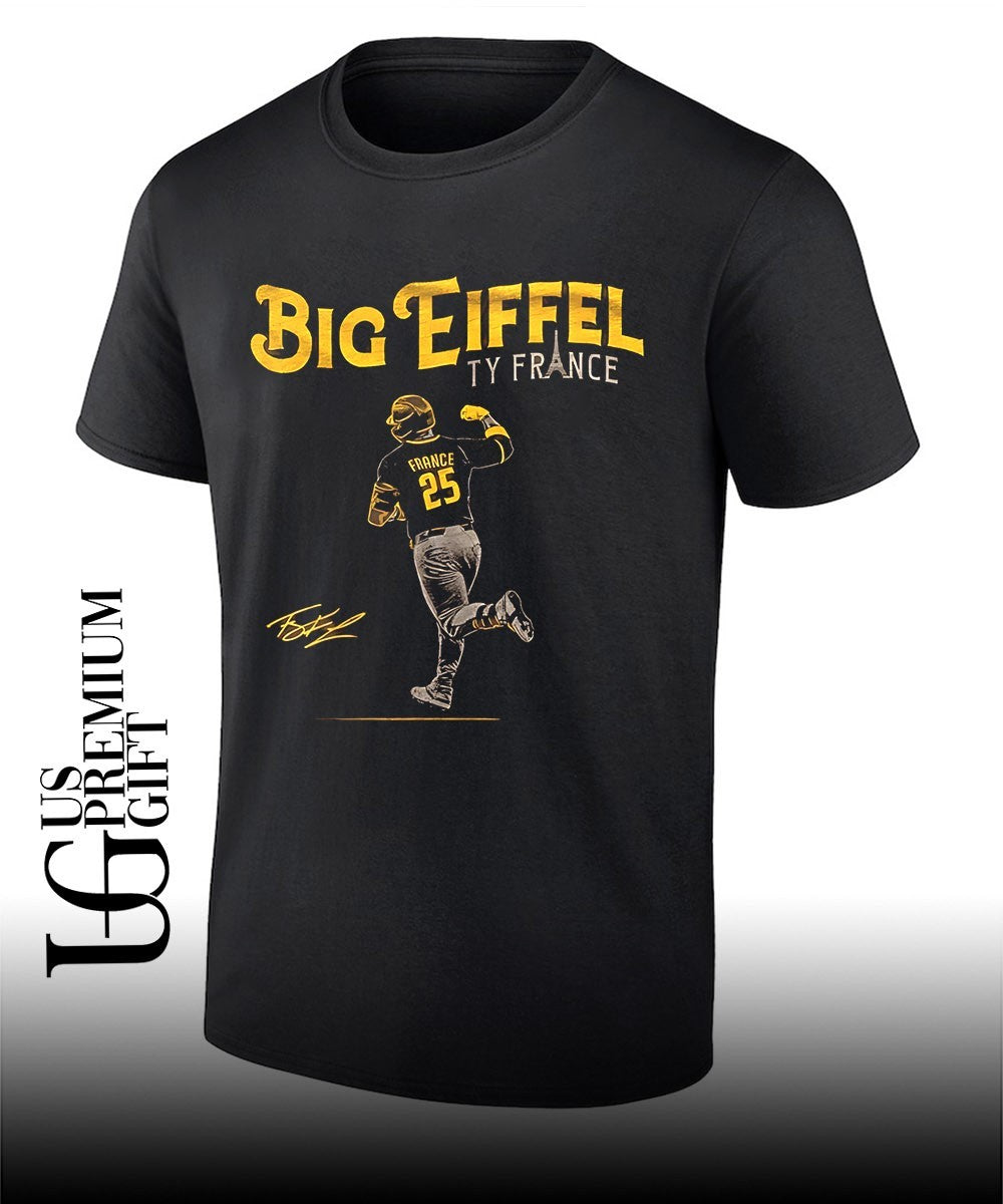 Big Eiffel Ty France San Diego Padres baseball signature shirt